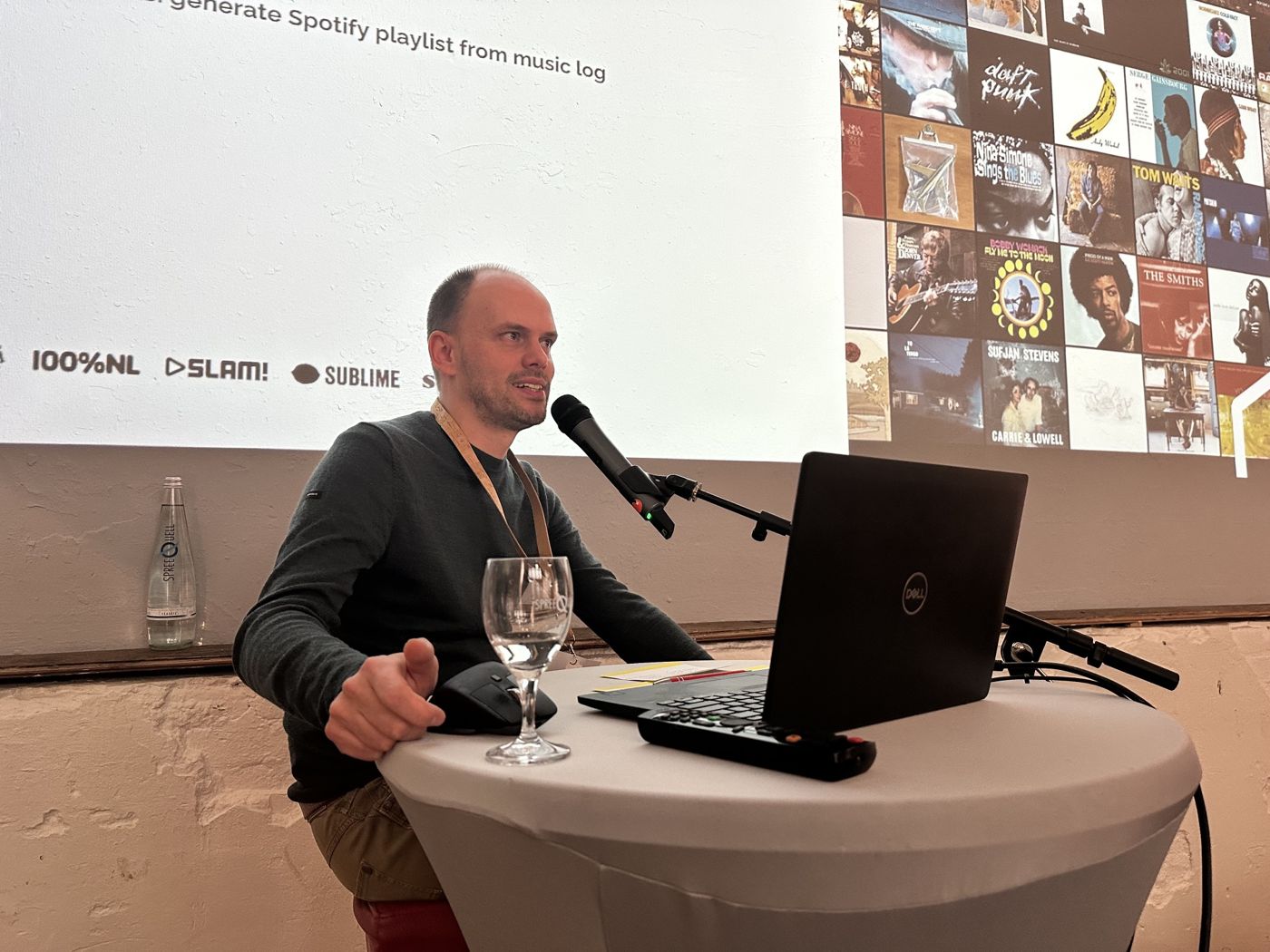 Anton giving a session on music programming at the International Music Master Summit in Berlin