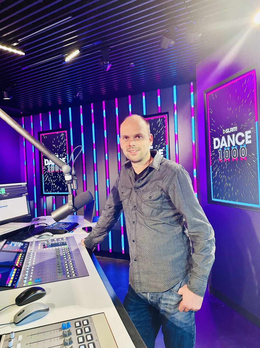 Anton in the SLAM! studio